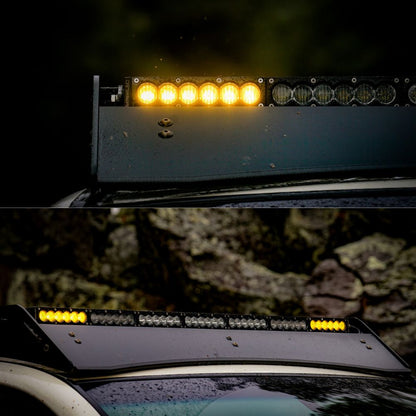 44" X6S Slim Amber/White 210W LED Light Bar & Harness