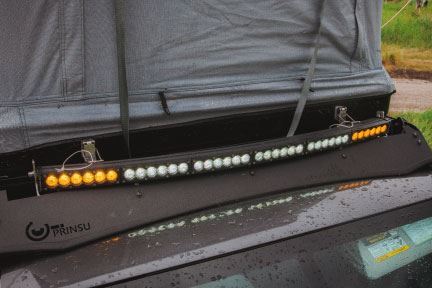 38" Curved X6S Slim Amber/White 180W LED Light Bar & Harness