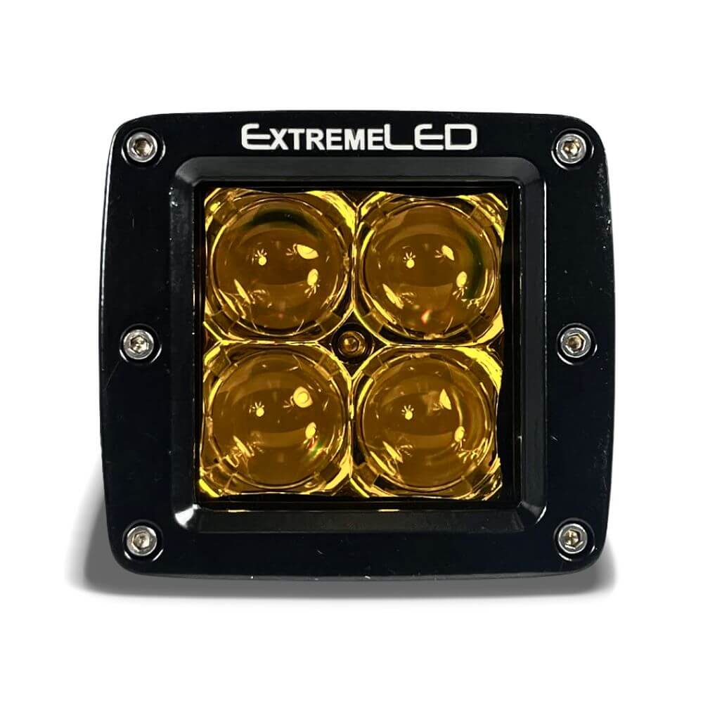 Amber (Yellow) Spot Extreme Series 3" CREE LED Light Pod