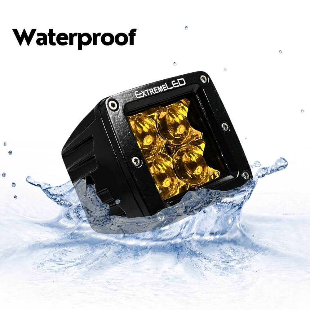 Amber (Yellow) Spot Extreme Series 3" CREE LED Light Pod