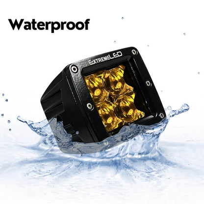Amber (Yellow) Spot Extreme Series 3" CREE LED Light Pod