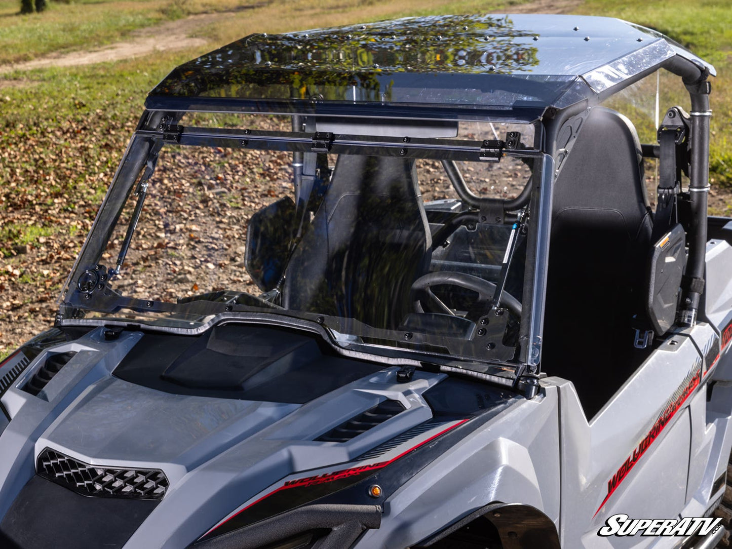 Yamaha Wolverine X4 850 Scratch Resistant Flip Windshield