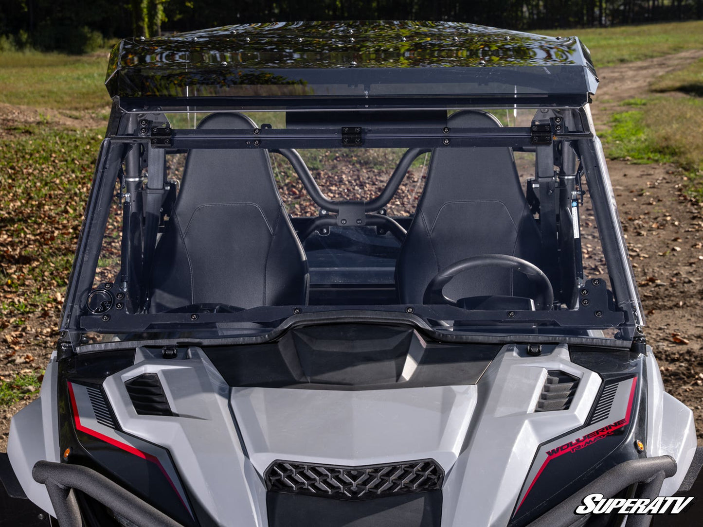 Yamaha Wolverine X2 Scratch Resistant Flip Windshield