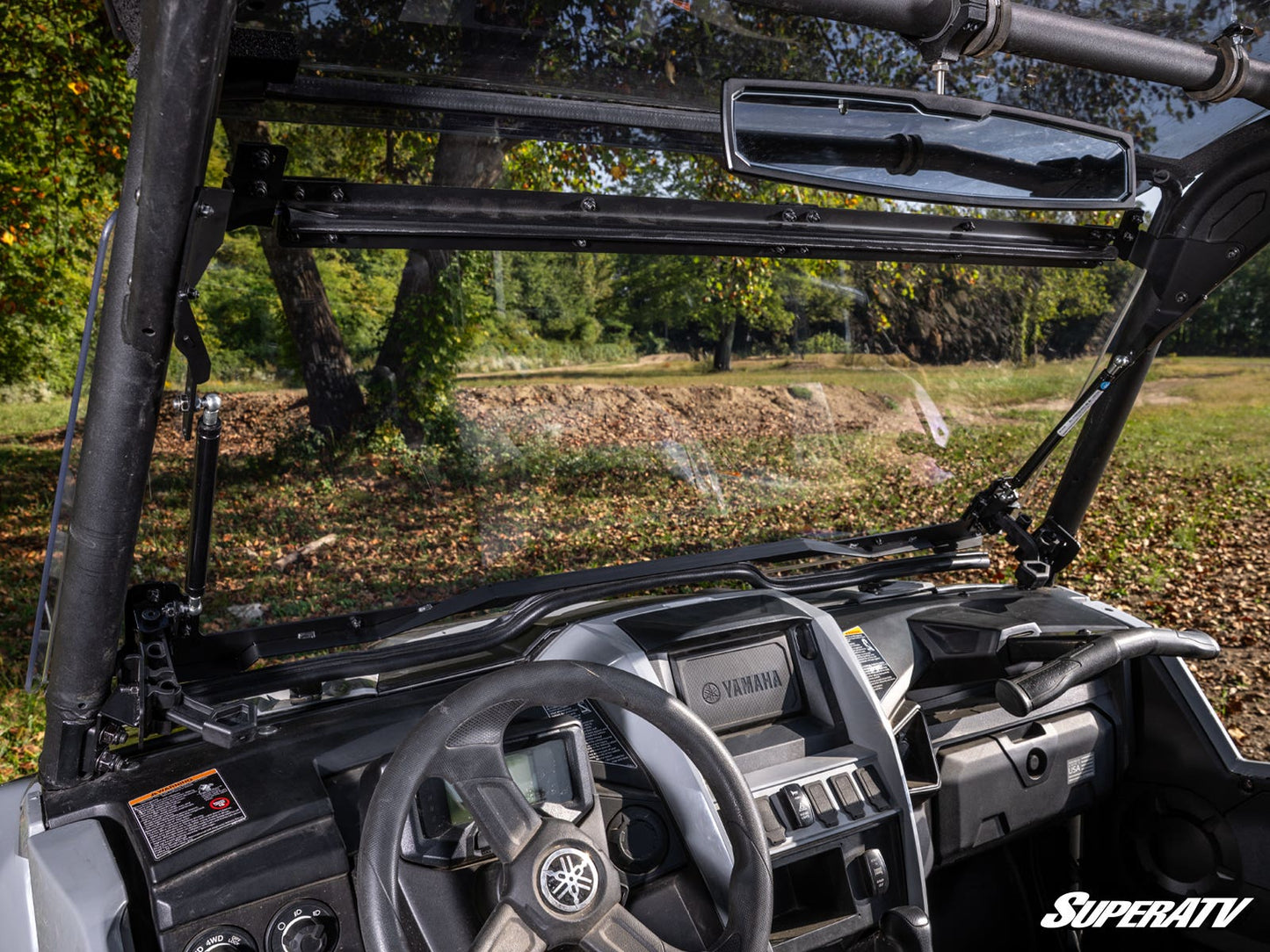 Yamaha Wolverine X4 850 Scratch Resistant Flip Windshield