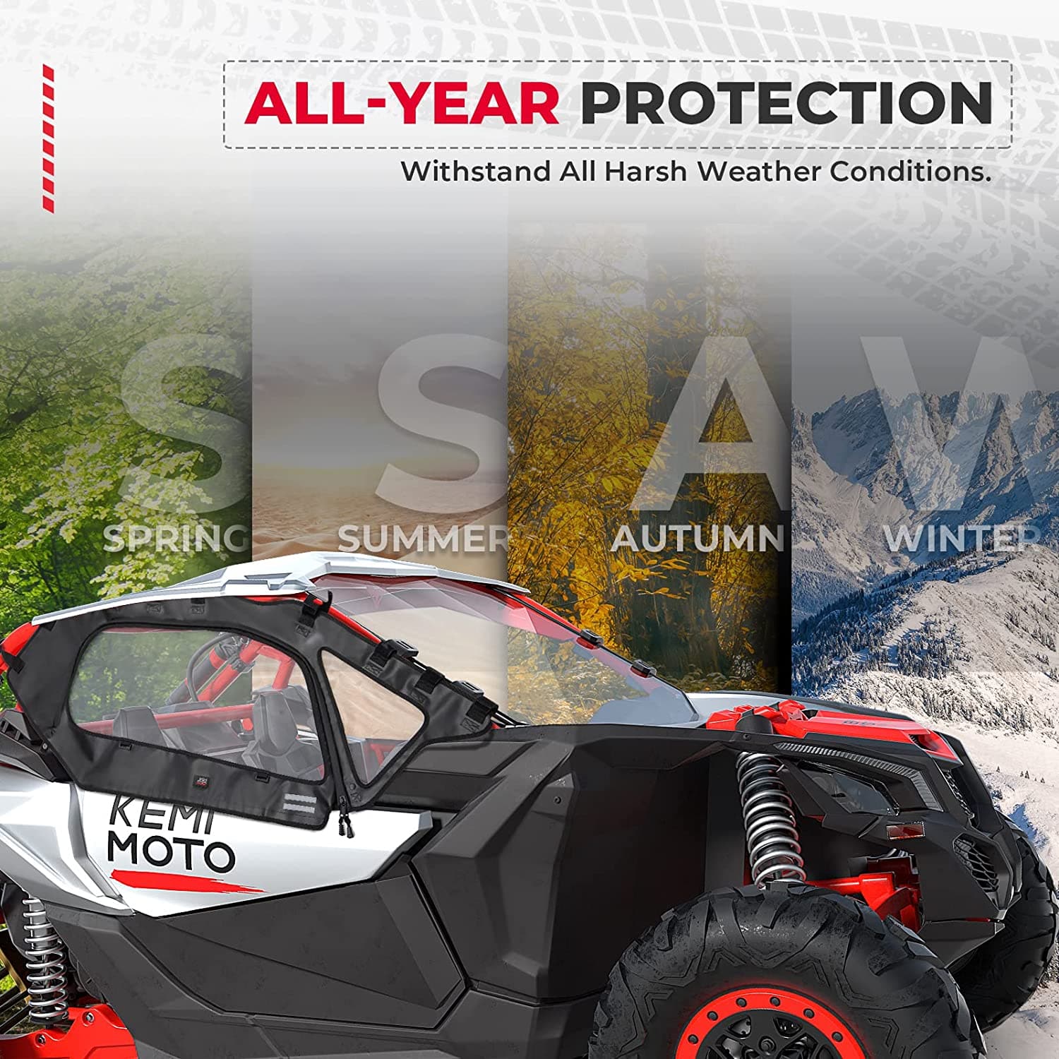 Soft Cab Enclosures Upper Windows for Can-am Maverick X3 - Image 4