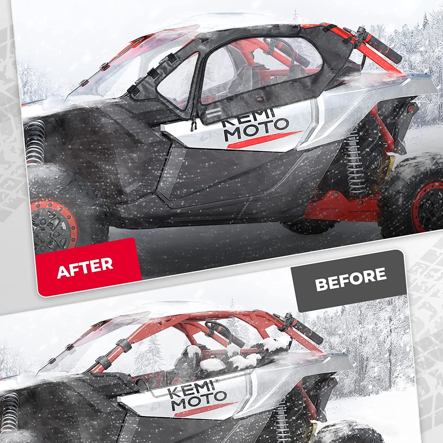 Soft Cab Enclosures Upper Windows for Can-am Maverick X3 - Image 7