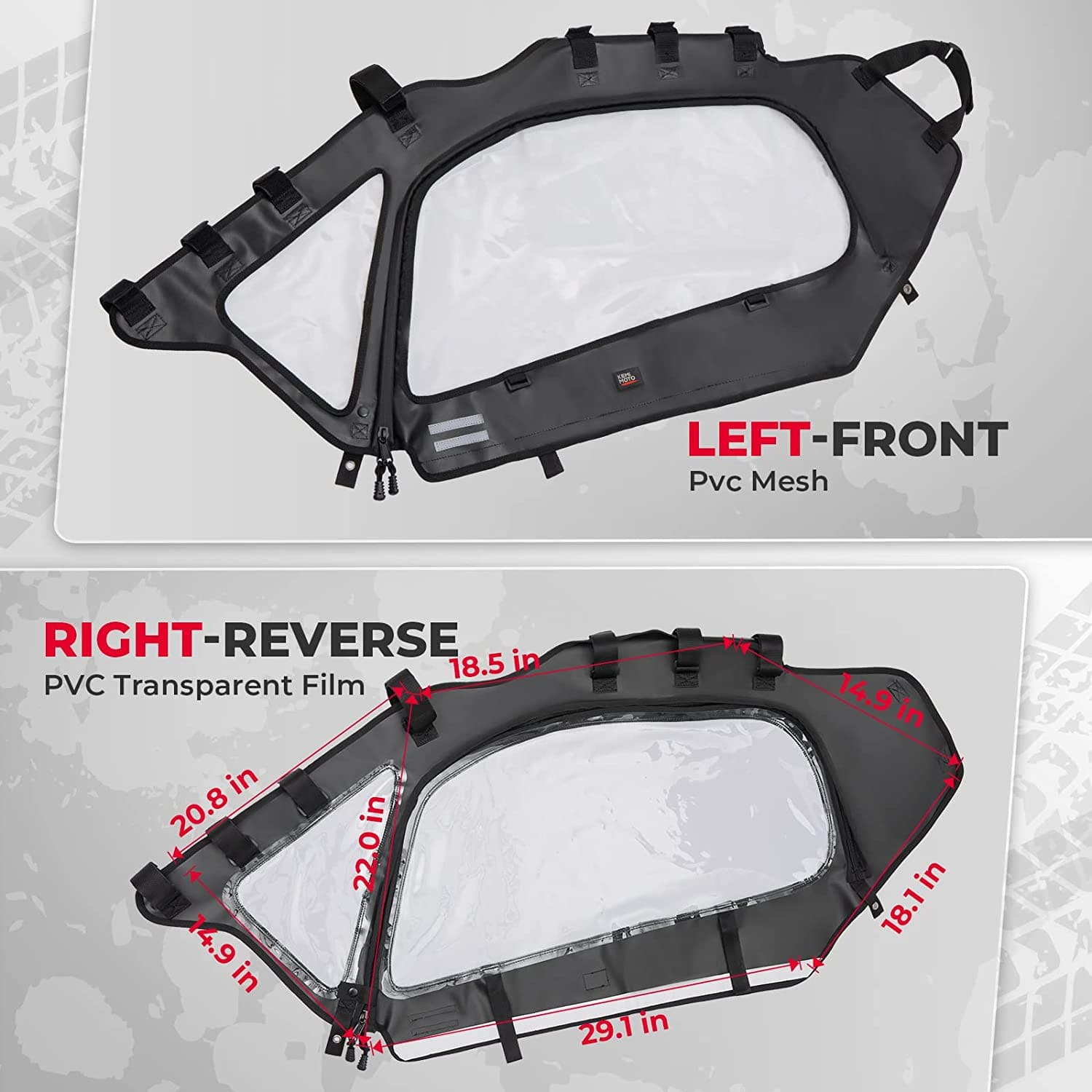 Soft Cab Enclosures Upper Windows for Can-am Maverick X3 - Image 9