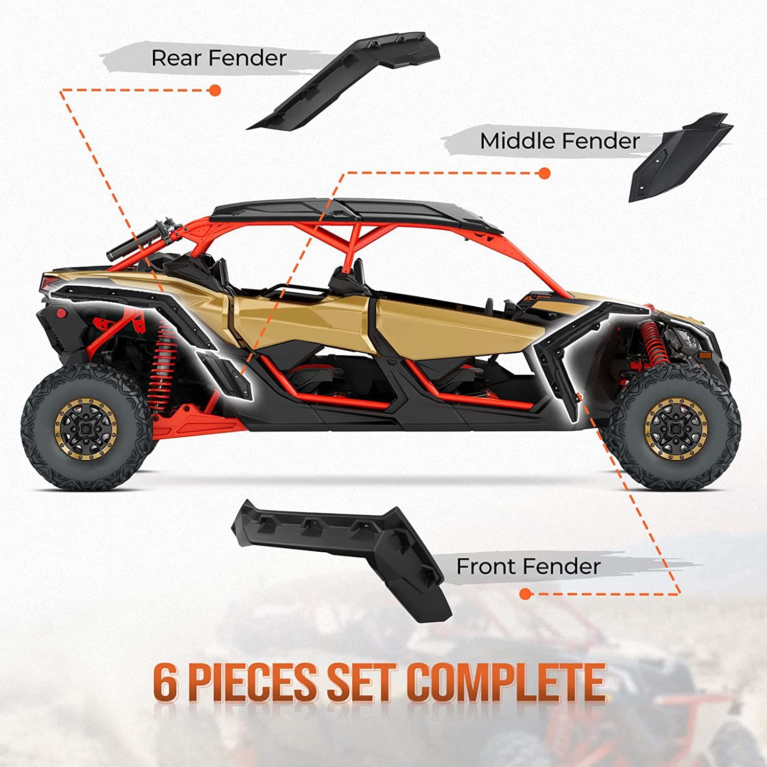 Fender Flares for Can-Am Maverick X3 / X3 Max - Image 4