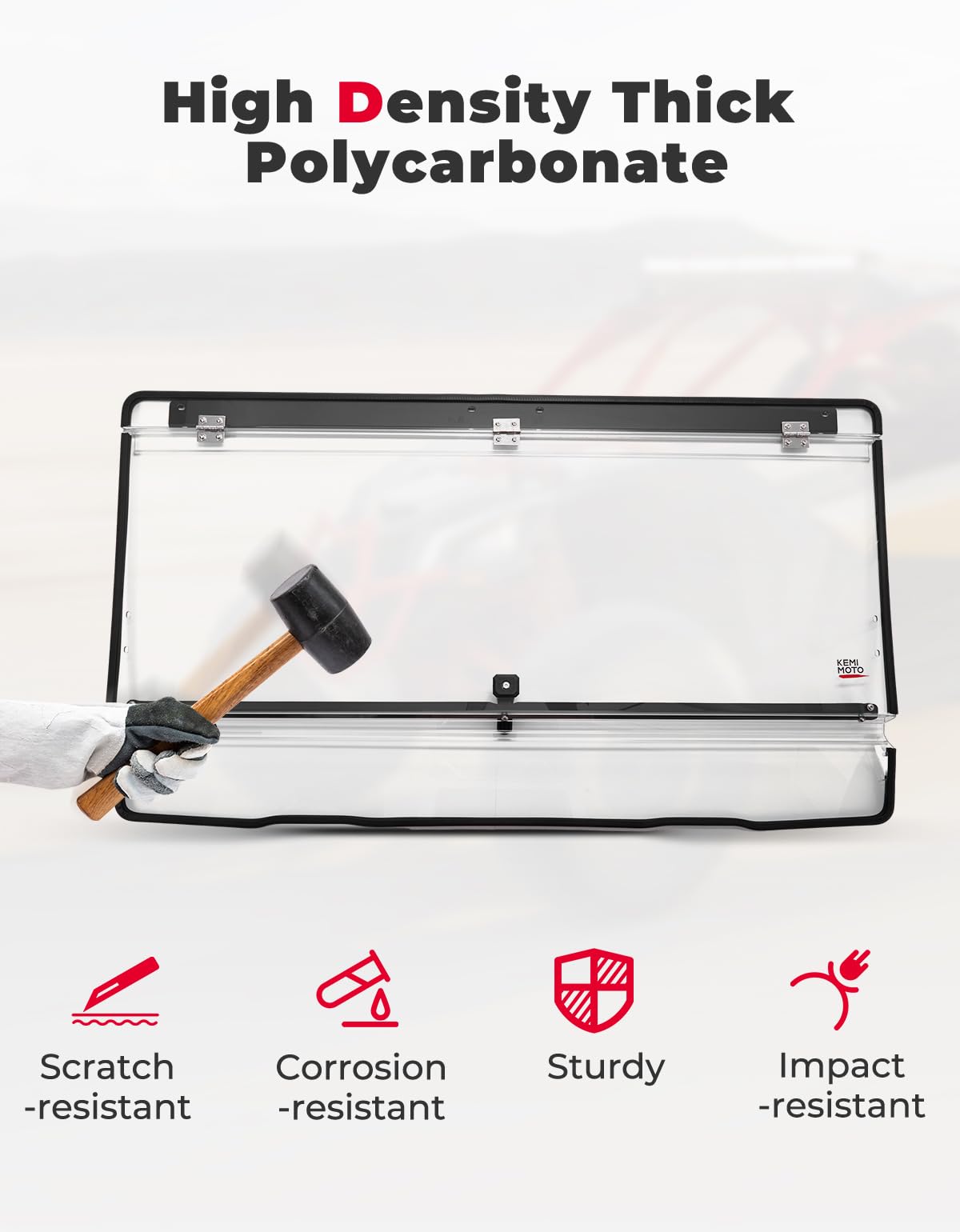 2-IN-1 Flip Windshield for CFMOTO UForce 1000 / 1000XL - Image 7