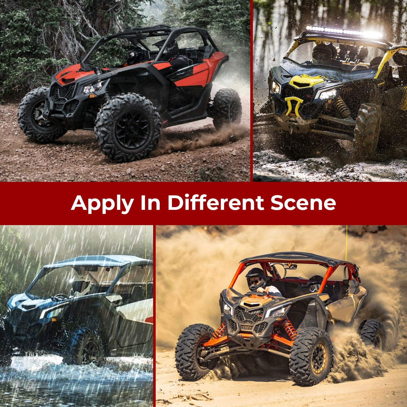 Rear Windshield for Can Am Maverick X3/ X3 Max - Image 9