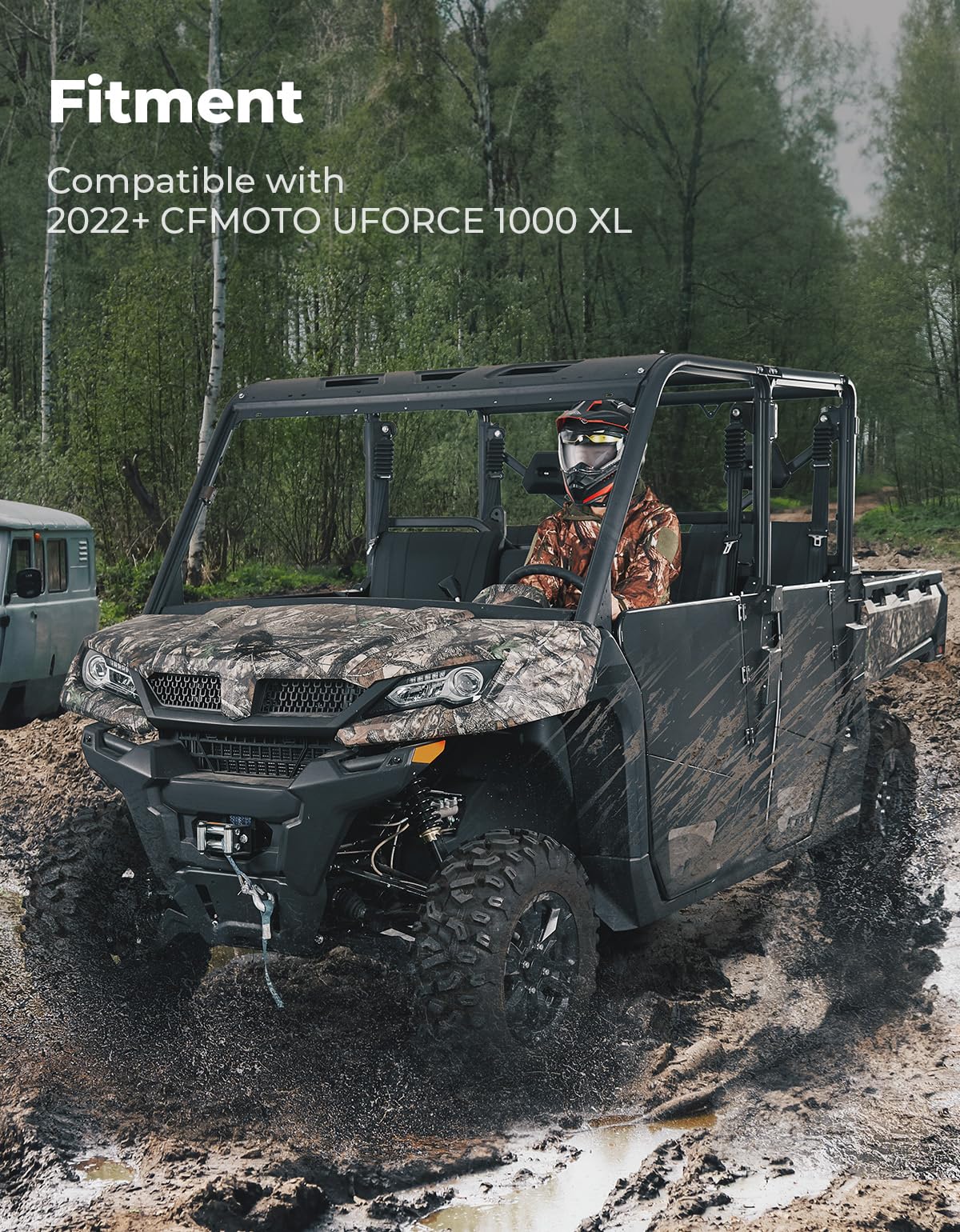 Aluminum Half Doors for CFMOTO Uforce 1000XL 2022-2024 - Image 7