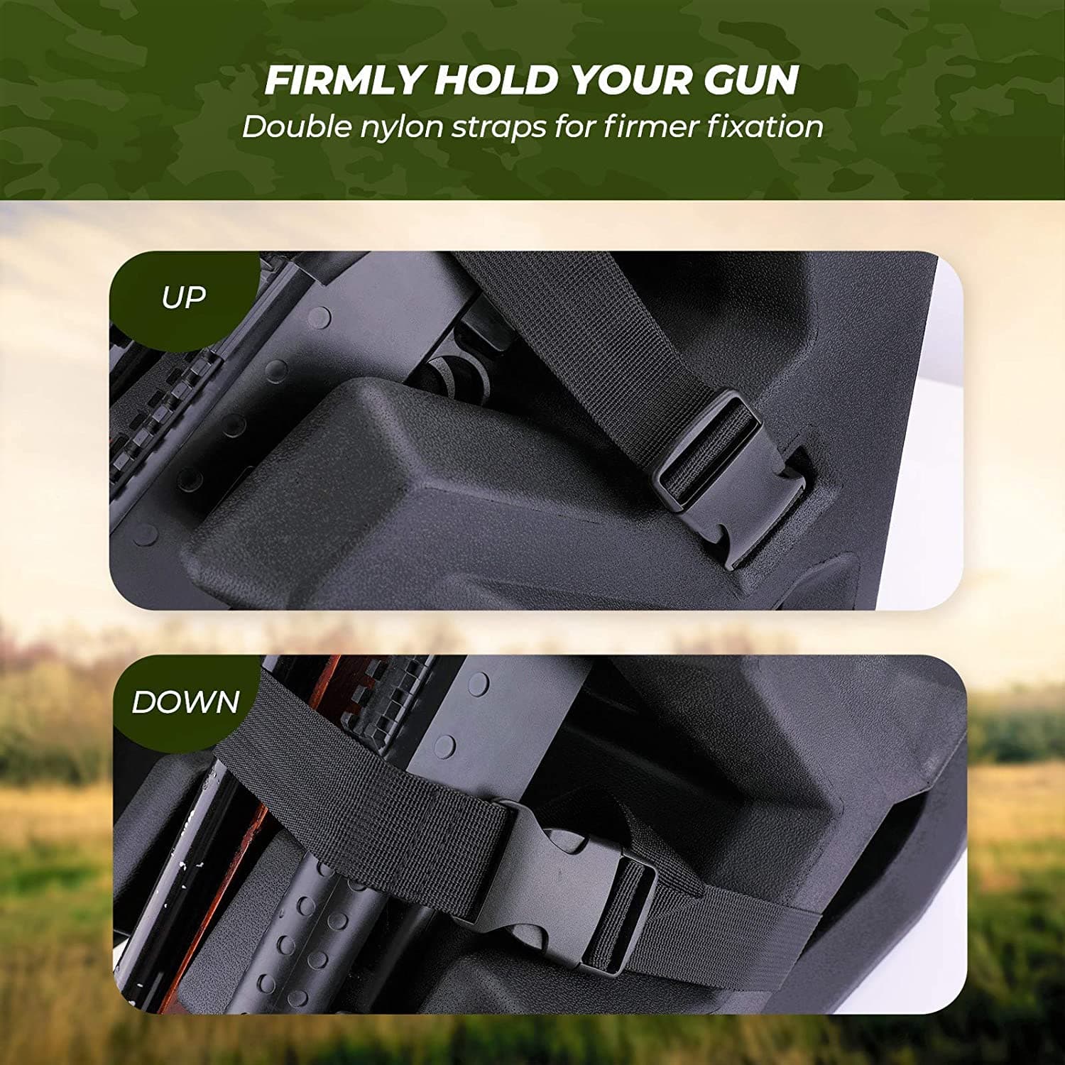 UTV hunting shotgun holder Fit Ranger/ General/ Defender/ Pioneer - Image 5
